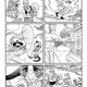 Six comic panels, now inked.